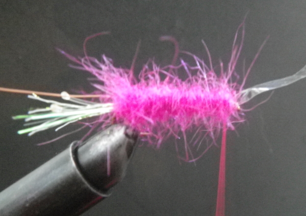 43 pink shrimp fly pink thread mono eyes lighter streamer hook superfly barbless flash tinsel flashabou marabou action pearl pink seal fur dubbing brass wire lead free weight plastic back sow dubbed