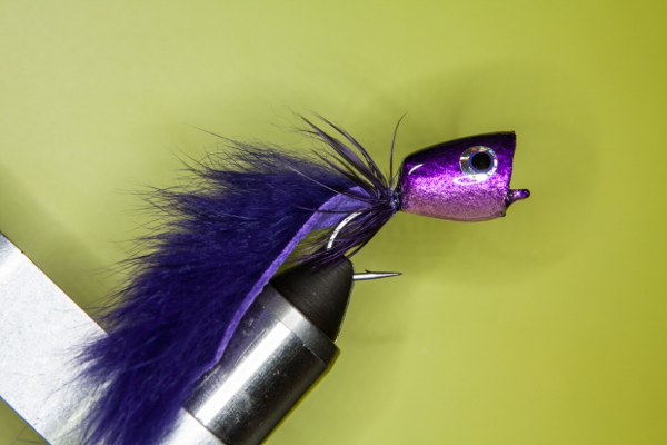 Rabbit Tail Popper Bass trout panfish bunny fly lure tying diy