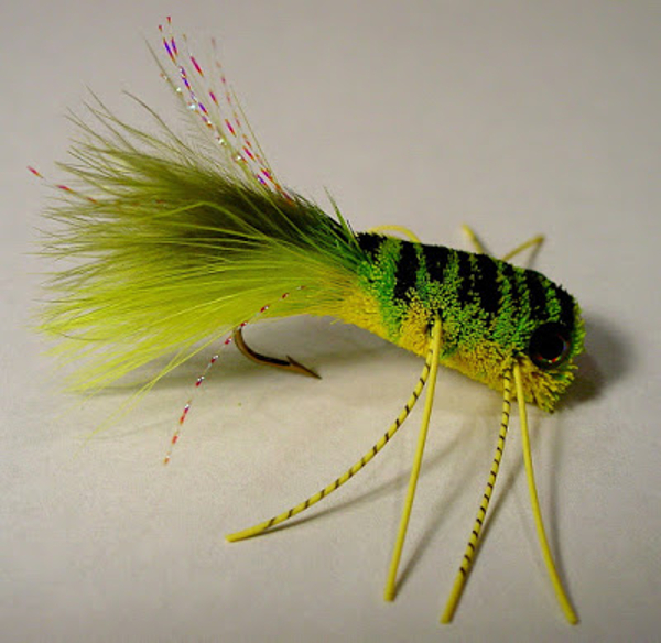 Details about   Free Box w/ 5 Green Foam Trout Bass Bug Popper Traditional Dry Wet Hook 6# D208 