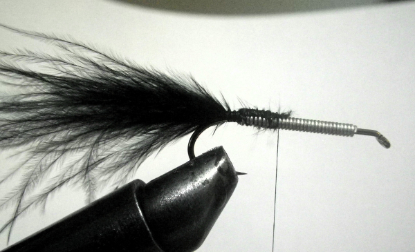 Black Mohair Leech Fly