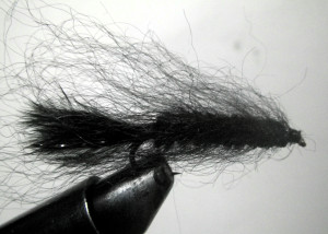 Black Mohair Leech Fly