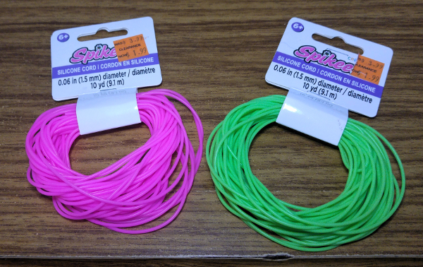 sili cord rubber legs fly tying trout worm fly