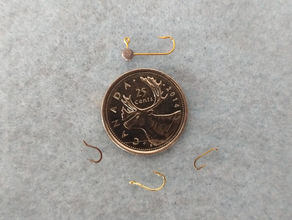 micro fishing hooks and micro jig