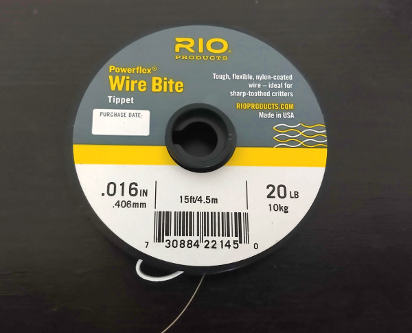 Fly Fishing Rio Powerflex Wire Bite Tippet 20lb 