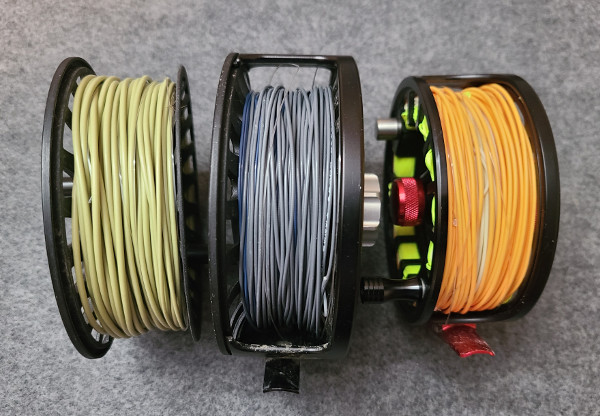 Different types of fly lines